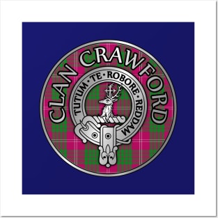 Clan Crawford Crest & Tartan Posters and Art